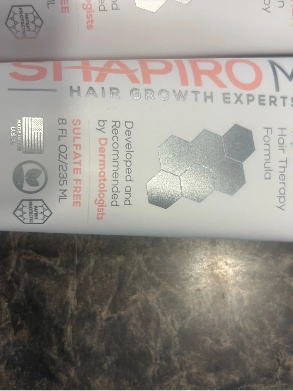 Men’s Hair Thickening Conditioner — White and Coral